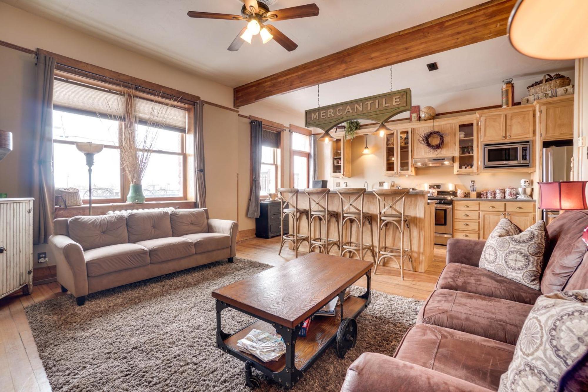 Vintage Downtown Laramie Apartment With Deck! מראה חיצוני תמונה
